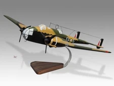 Handley Page HP.52 Hampden Bomber RAF 49 Squadron Wood Airplane Model Small 1/72