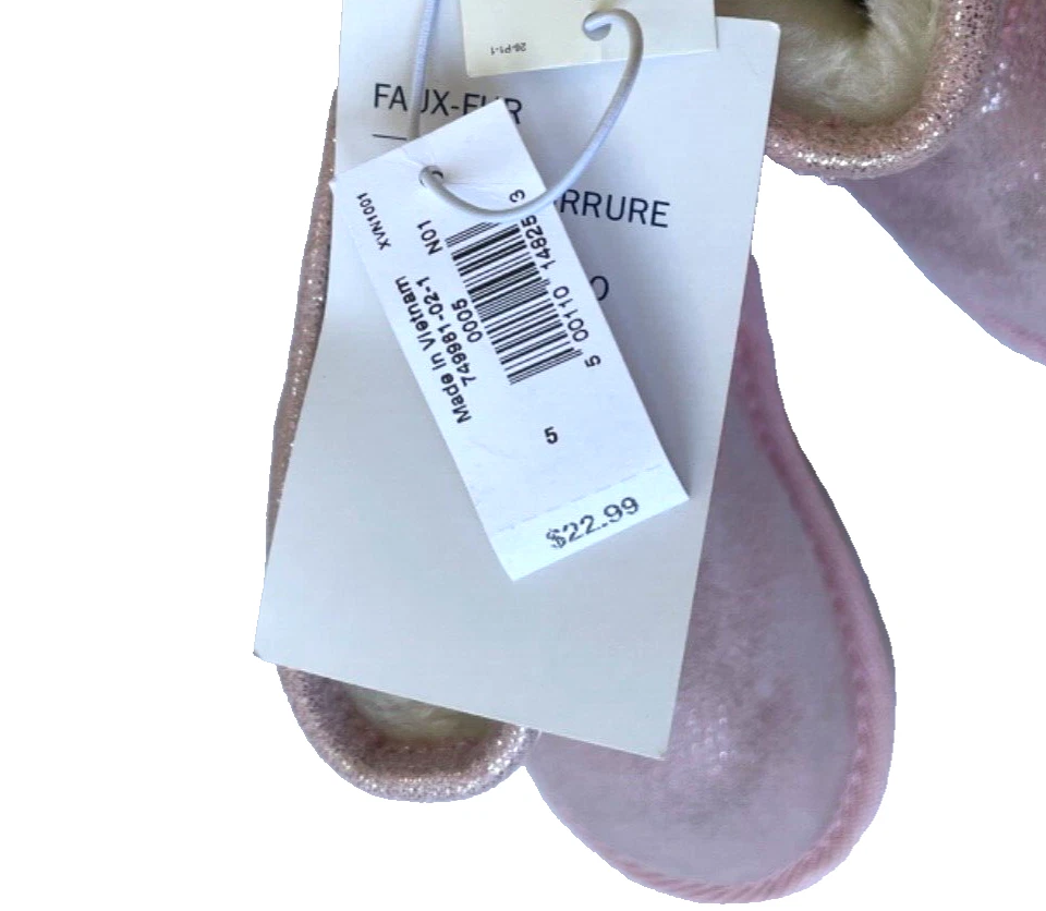 Antiguo Azul Marino Bebé Niña Rosa Brillo Botas Bota Piel Sintética Nuevo Talla: 11 Nuevo Con Etiquetas Foto 4 de 4