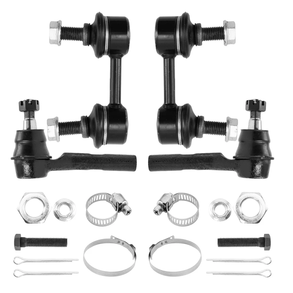 12Pcs For 1996-2002 Toyota Corolla Front Lower Control Arm Ball Joint Tie Rod - Image 4 of 4