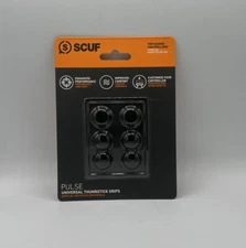SCUF Universal Pulse Thumbstick Grips For Controller Black Pack Of 4 W/ 2 Bases