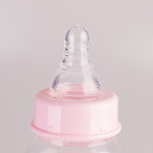 Reborn Girl Pink Dummies For Baby Doll +Feeding Bottle