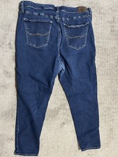 Lucky Brand Jeans Dark Emma Stretch Legging High Rise Curvy Plus Size 24W