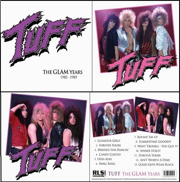 TUFF The Glam Years 1985-1989 CD Jim Gillette Glam Hollywood 80s Stevie Rachelle - Image 2 of 4