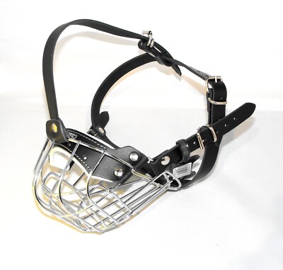 Muzzle For Large Dogs Baskerville Muzzle CleverTail Metal Muzzle