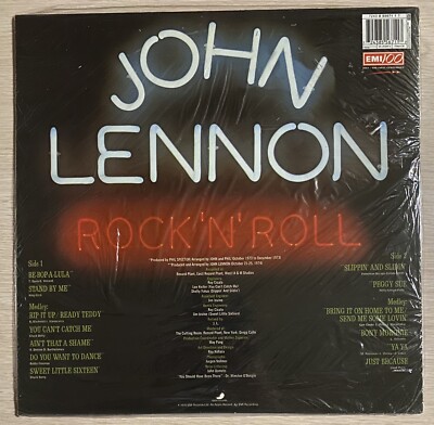 洋楽 UK John Lennon Rock 'n' Roll EMI 100 s-l400.jpg