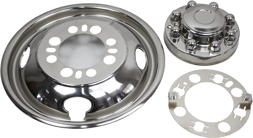 4 nuevas cubiertas de doble llanta simulador de rueda de 16" para Ford E-350 E-450 Super Duty 08-21 Foto 3 de 4