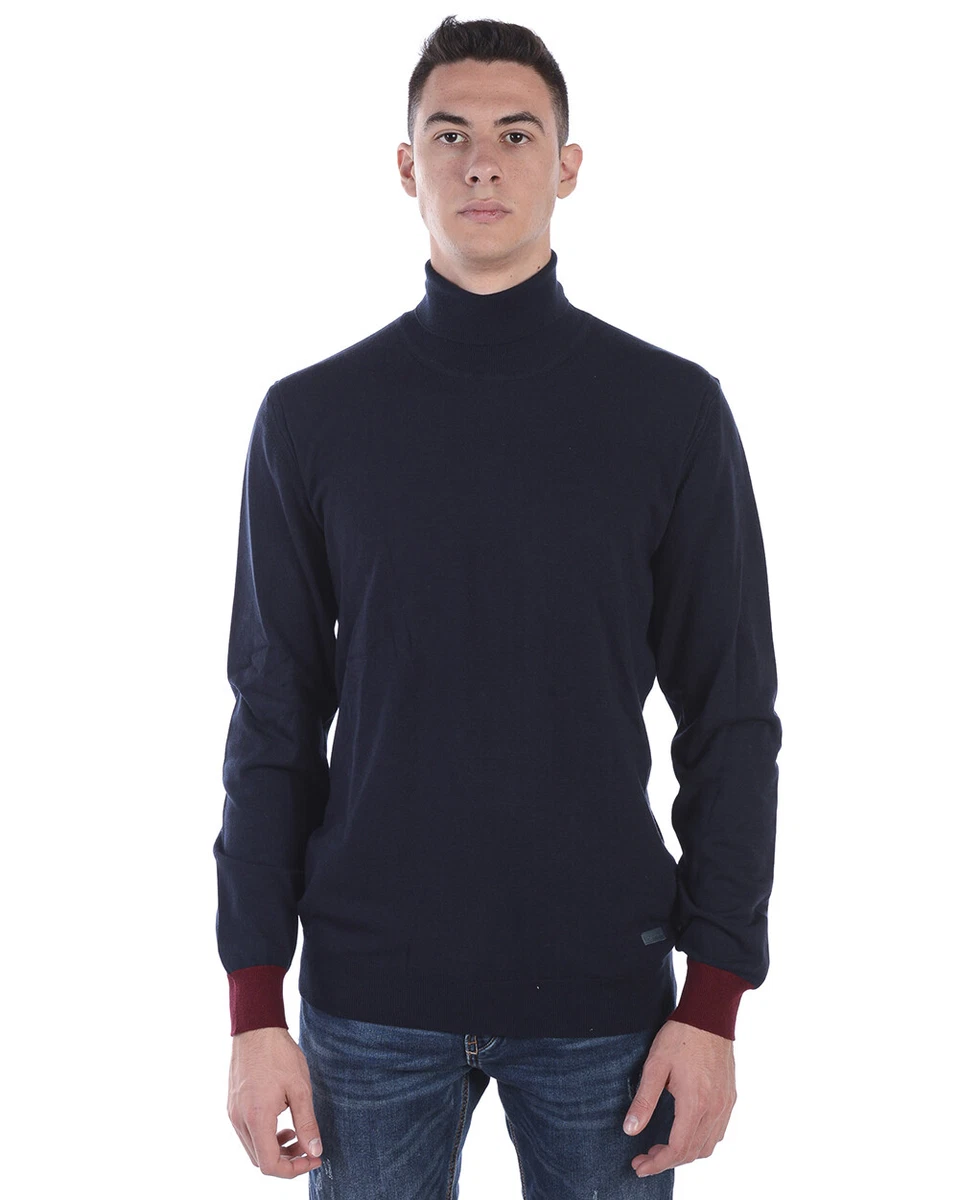 Trussardi Men s Blue 52M00008 1T000255 U290 TL Knit Sweater Jeans XXXL OFFER