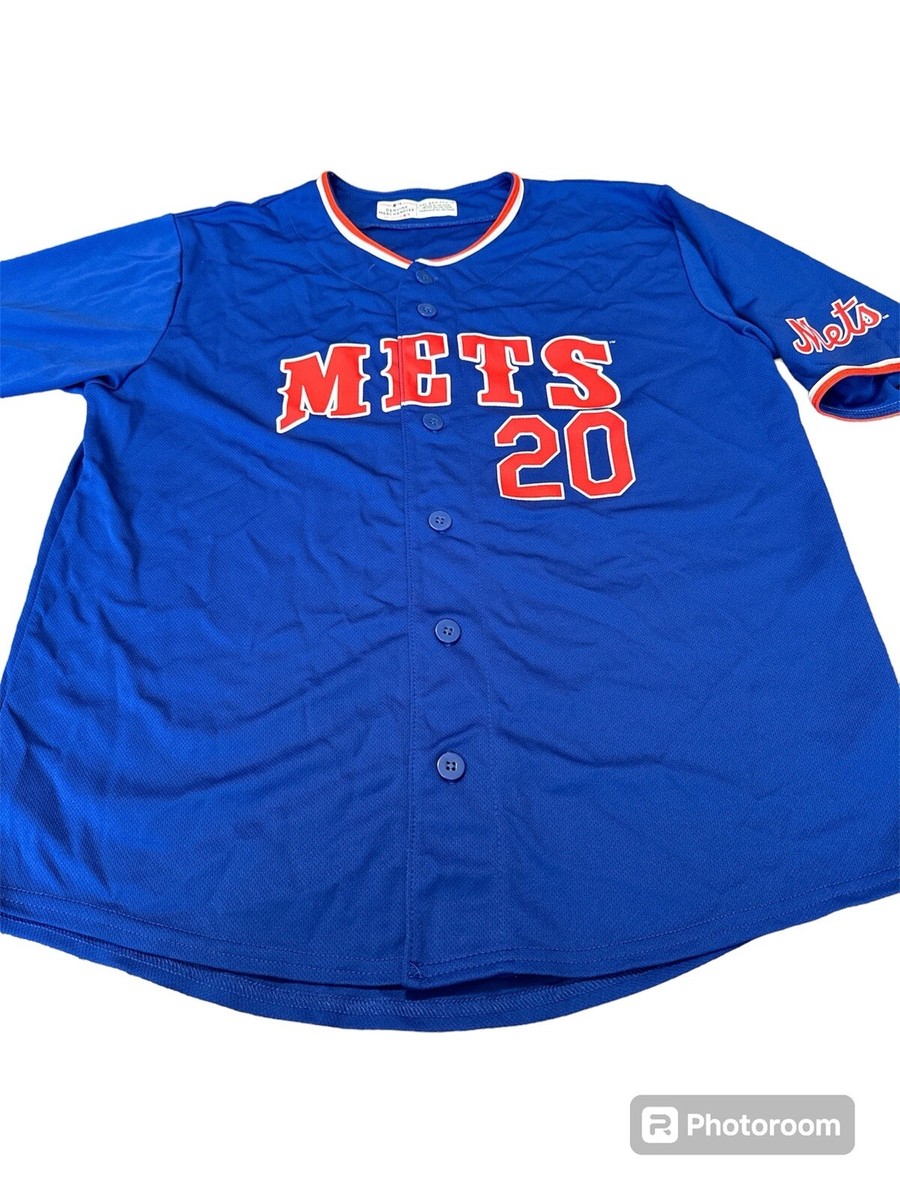 New York Mets Pete Alonso #20 MLB Blue & Orange Jersey Youth