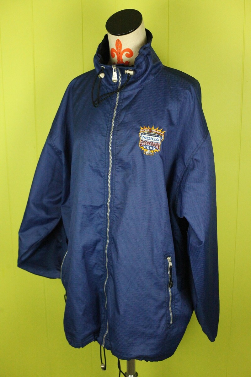 Vintage 2000 Nokia Sugar Bowl Mens Sz L Full Zip Textured Vintage 2000 Nokia Sugar Bowl Mens Sz L Full Zip Textured