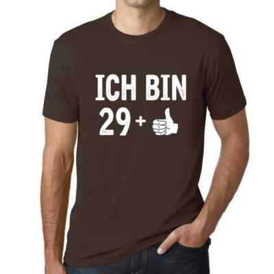Herren Grafik T-Shirt Ich Bin Plus Thumb Up Two Öko-Verantwortlich Vintage