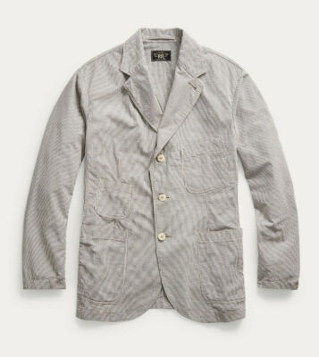 2014's RRL ダブルアールエル Sheridan sport coat Ralph Lauren RRL Striped Cotton Seersucker Sport Coat Jacket