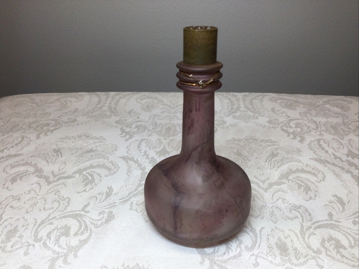 Vintage Judith Muller JM Made in Israel glass perfume bottle Empty