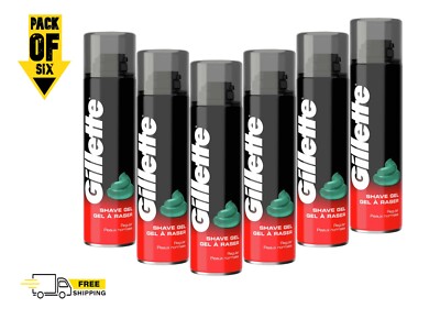 Gillette Regular Rasiergel 1er, 3er oder 6er Pack Kostenlose Lieferung