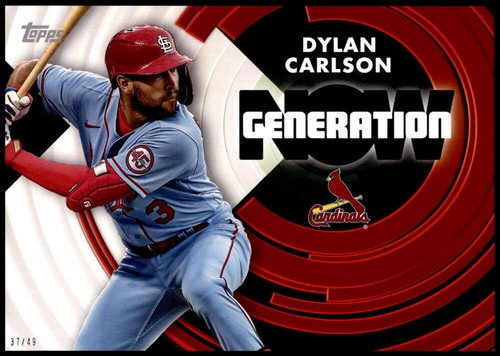 Dylan Carlson 2022 Topps 5x7 Generation 