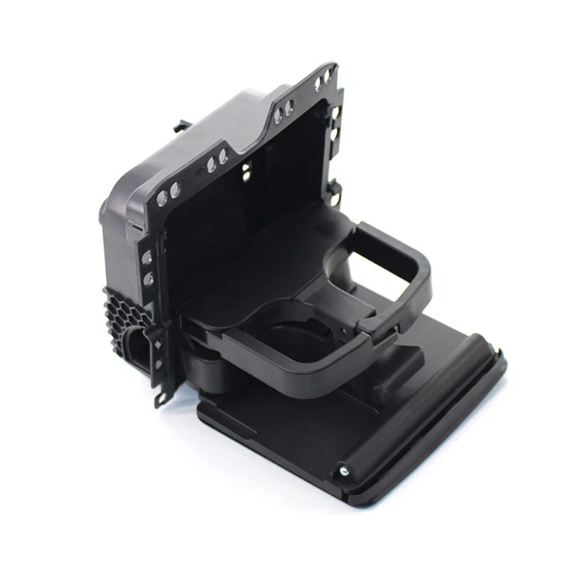 Para VW TIGUAN 2008-2016 Consola Central Apoyabrazos Trasero Taza Porta Bebidas Estilo Coche Foto 3 de 4