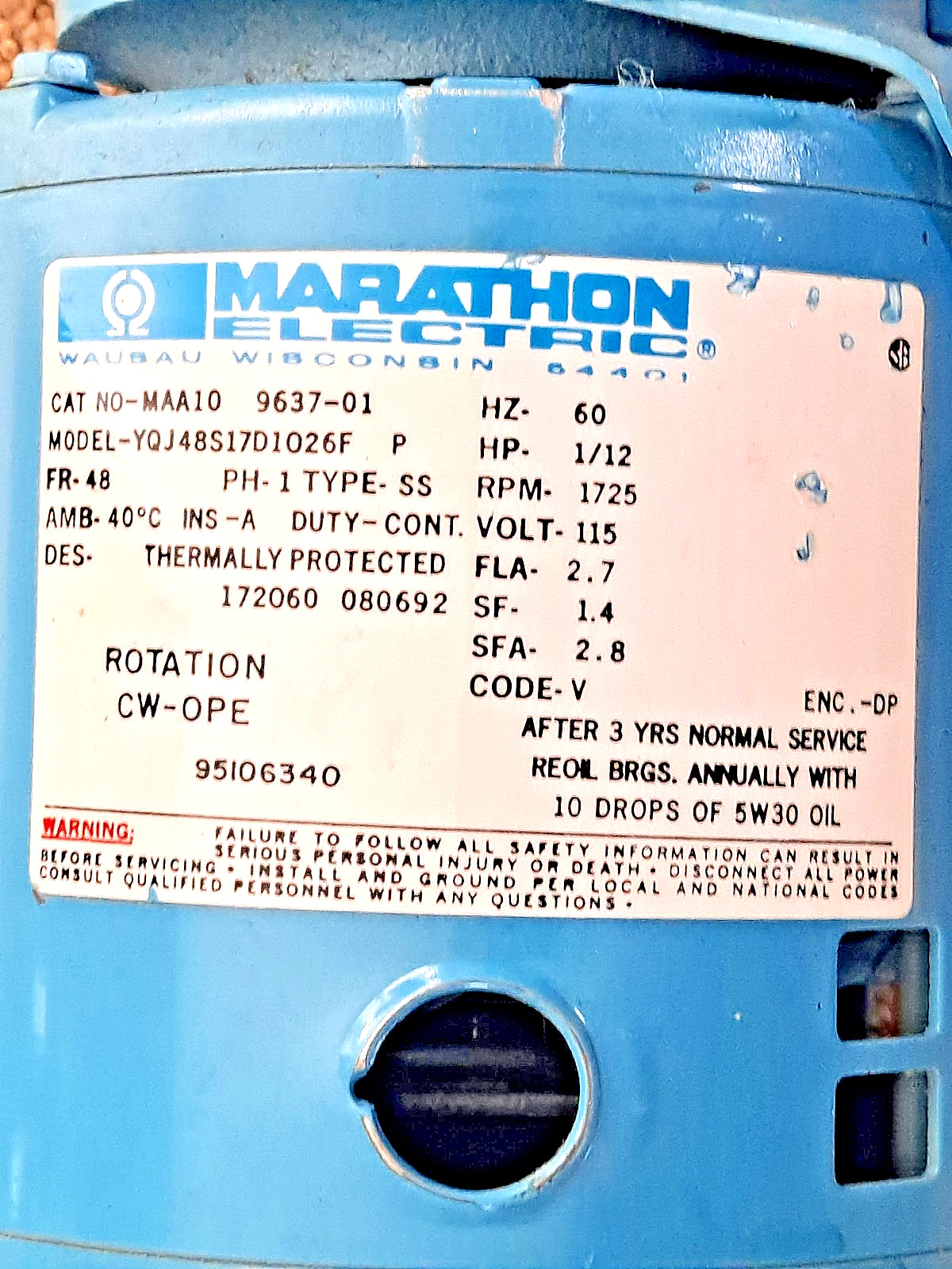 AMTROL Model R Water Circulator With 3/4" Flanges Gaskets Nuts & Bolts New NOS