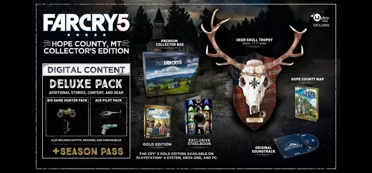 Far Cry 5 - Hope County Collector's Edition (Xbox One) 504/1500