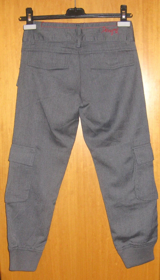 BELLISSIMI PANTALONI DESIGUAL Mod. LARRALDE CARGO CAPRI GRIGIO Tg 24 (38) - Immagine 4 di 4