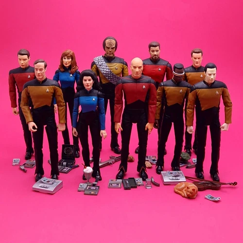 STAR TREK ☆ THE NEXT GENERATION CREW FIGURENSET ☆ Diamond Select Art Asylum