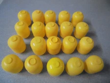 20 x Empty Kinder Surprise Non Hinged Connecting  Eggs/Shells no toy!!  Craft!!