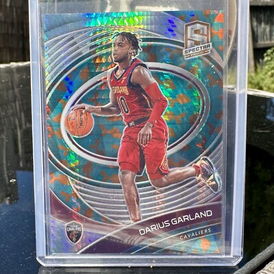 2020-21 Panini Spectra Darius Garland Asia Blue Orange Goldfish /49 SP SSP Rare