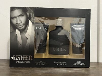 Usher Eau de Toilette Piece Gift Set For Men *NEW*