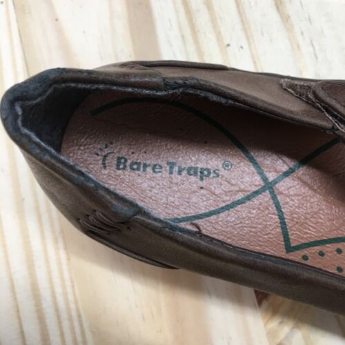 Zapatos Bare Traps para mujer 7 M Landon Mary Jane planos marrón imitación cuero gancho y bucle - Imagen 14 de 16