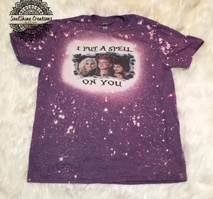 sublimation on bleached shirt