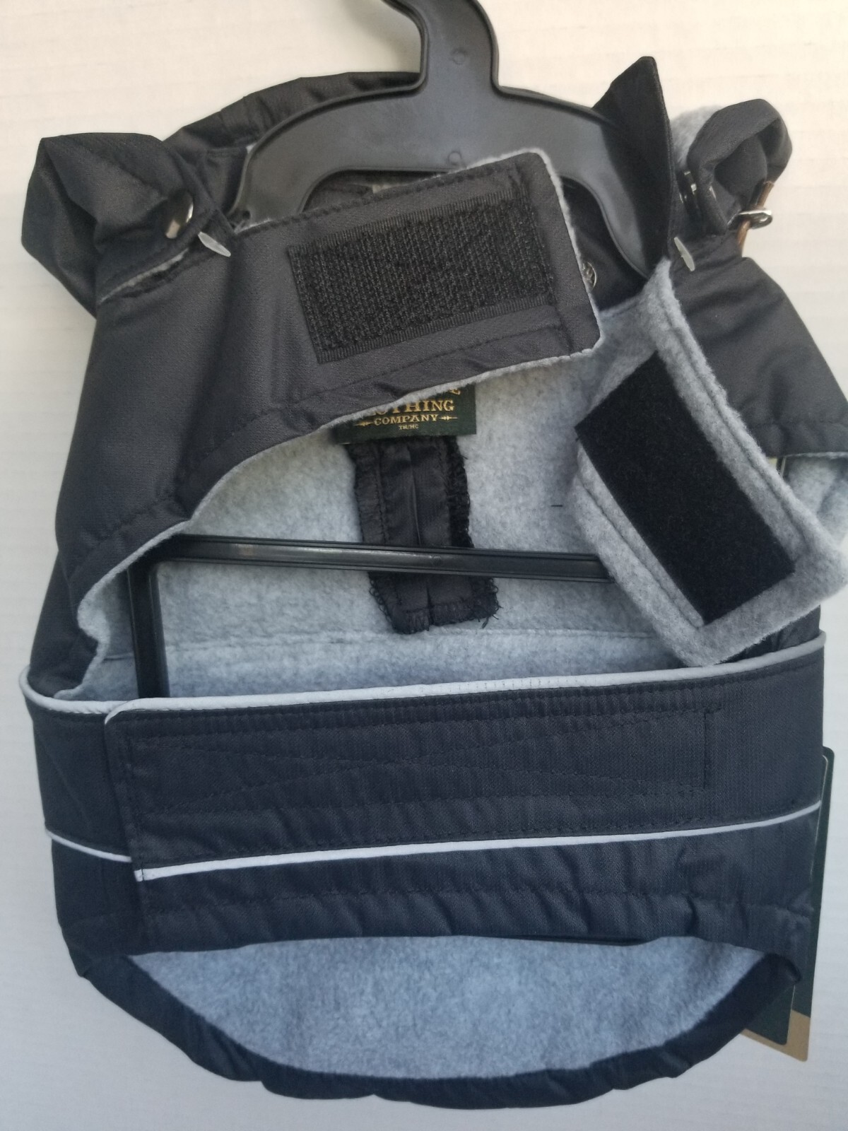 Telluride Clothing Co Pet Dog Fleece Lined Hooded Rain Jacket SMALL