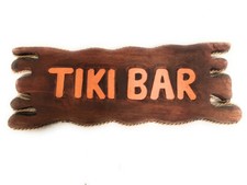Tiki Bar Distress Sign 20" - Driftwood Tropical Decor bds1201550