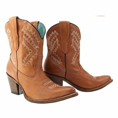 corral cognac embroidery shoe boot q0099