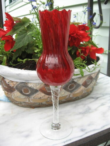 RED ASHAY LION Frosted Glass Mascot by H.G. Ascher, Art Deco