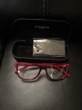 Coach New York 5532 Berry Laminate HC6129 Eye Frames 1653 With Uv Filter