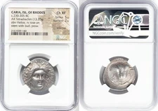 CARIAN ISLANDS. Rhodes. Ca. 230-205 BC. AR tetradrachm (25mm, 13.20 gm, 11h).NGC