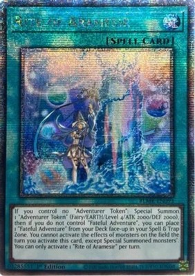 Yugioh! LP Rite of Aramesir - BLMR-EN093 - Quarter Century Secret Rare - 1st Edi