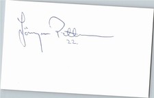 1980's -Jorgen Pettersson- Signed/Autograph/Auto Index Card St. Louis Blues NHL