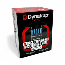 DynaTrap 1/2 Acre Outdoor Mosquito + Insect Light Trap + 2 Extra Bulbs DT1050-2B