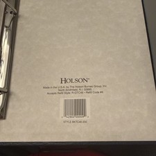 Holson Vintage Photo Album 3 Ring Binder