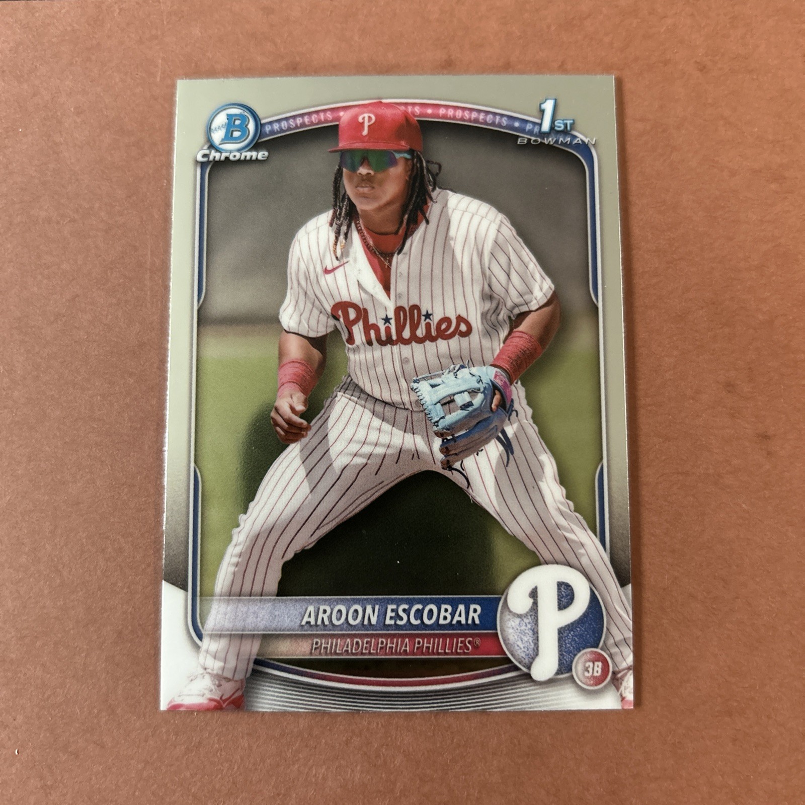 2025 Bowman - Chrome Prospects Aroon Escobar #BCP-65 (RC)