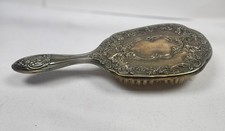 Vintage Silver Plate Art Nouveau Style Vanity Hair Brush
