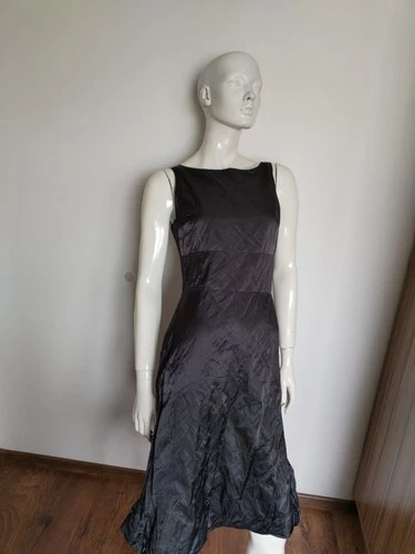 SARAH PACINI black sleeveless dress size S/M