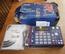 GUARANTEED AKAI MPC 1000 Sampler Sequencer BLUE 128MB TESTED  MANUAL