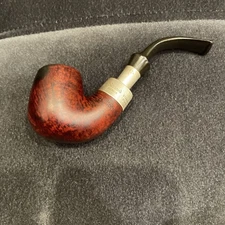 Vntg. Tobacco Pipe Peterson's Dublin # 312 Sterling Silver On Stem/Shank RARE !!