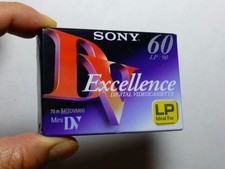 Vintage SONY miniDV Tape DVM60, SEALED, Made in JAPAN