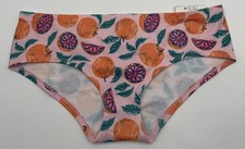 No Boundaries Women's Hipster Panties Size Medium 7-9 Pink W Grapefruit NWT