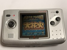 Neo Geo Pocket Color SNK Platinum Silver Console Working