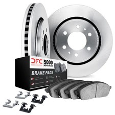 Genuine  DFC Brake Rotor with 5000 Brake Pads and Hardware Kit 6512-48314