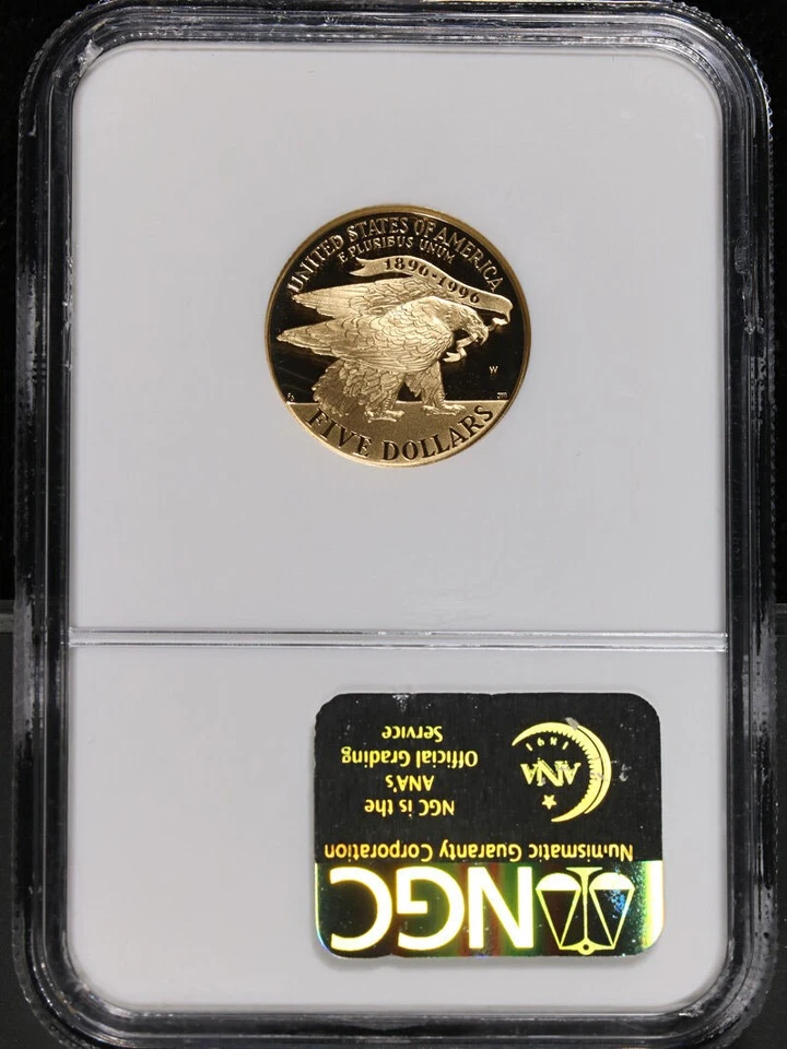 1995-W Atlanta Olympic: Torch Runner Commemorative Gold $5 NGC PF70 Ultra Cameo - Image 4 of 4