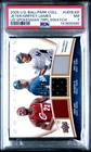 2009 UPPER DECK #UD3LKD DEREK JETER KEN GRIFFEY JR. LEBRON JAMES 4/15 PSA 7