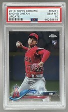 46298519 Shohei Ohtani 2018 Topps Chrome Update #HMT1 Rookie RC PSA 10